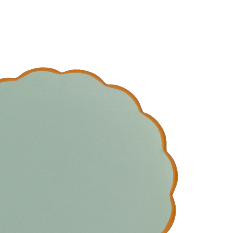 Urban Nature Culture - Good Morning - Pastry Plate - Sculpted - Celadon - Γ17 cm