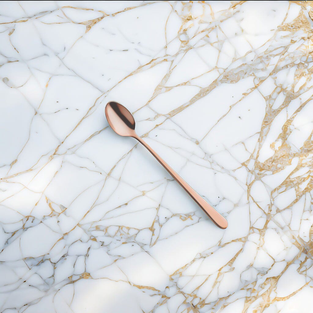 Amefa - Austin 6 Latte Lepels - Mat Koper Latte lepels Amefa