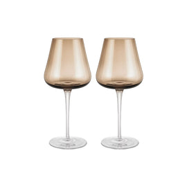 Blomus - BELO White Wine Glasses Coffee (set of 2) Blomus - BELO Witte Wijnglazen Coffee (set van 2) Witte wijnglazen Blomus