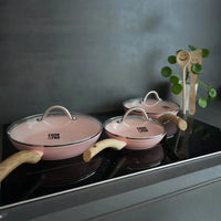 Ensemble de 2 poêles à frire Cook & Pan - Blush