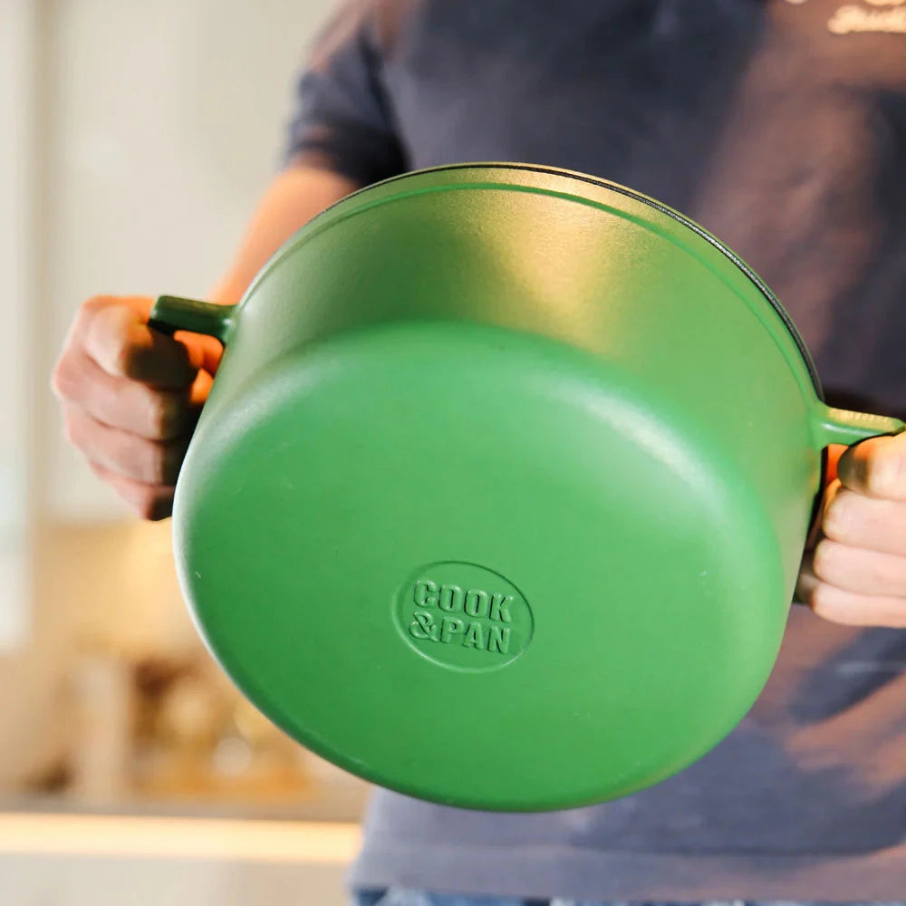 Cook & Pan - Go Green Gietijzeren Braadpan 24 cm - 4 liter Braadpan Cook & Pan