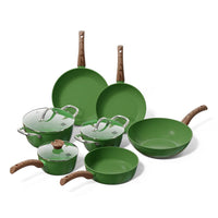 Cook & Pan - Ensemble de 7 pièces de batterie de cuisine écologique Cook & Pan