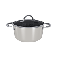 Cook & Pan - Honey Go Ivory Kookpot 20 cm met glazen deksel Cook & Pan