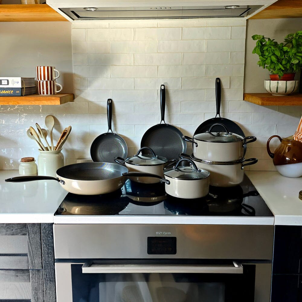 Cook & Pan - Honey Taupe of Mind Koekenpannenset 2-delig Pannenset Cook & Pan