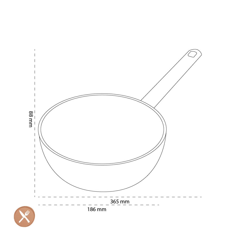 Demeyere - Apollo 7 Conische sauteuse 18 cm Sauspan Demeyere