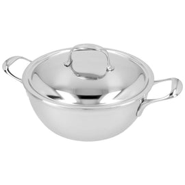 Demeyere - Atlantis 7 Conical simmering pan with lid 28 cm Demeyere - Atlantis 7 Conische sudderpan met deksel 28 cm Demeyere