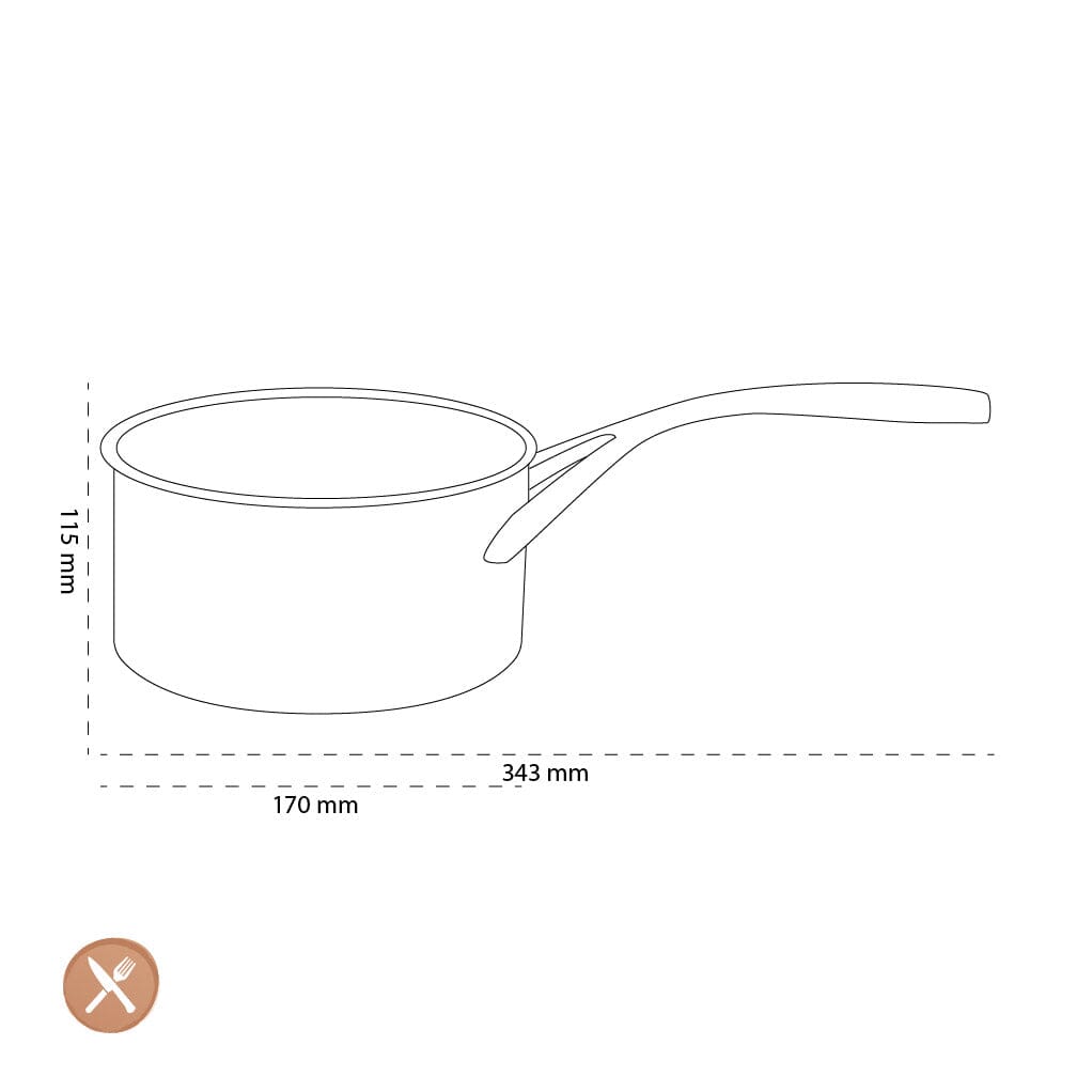 Demeyere - Atlantis 7 Steelpan zonder deksel 16 cm Steelpan Demeyere