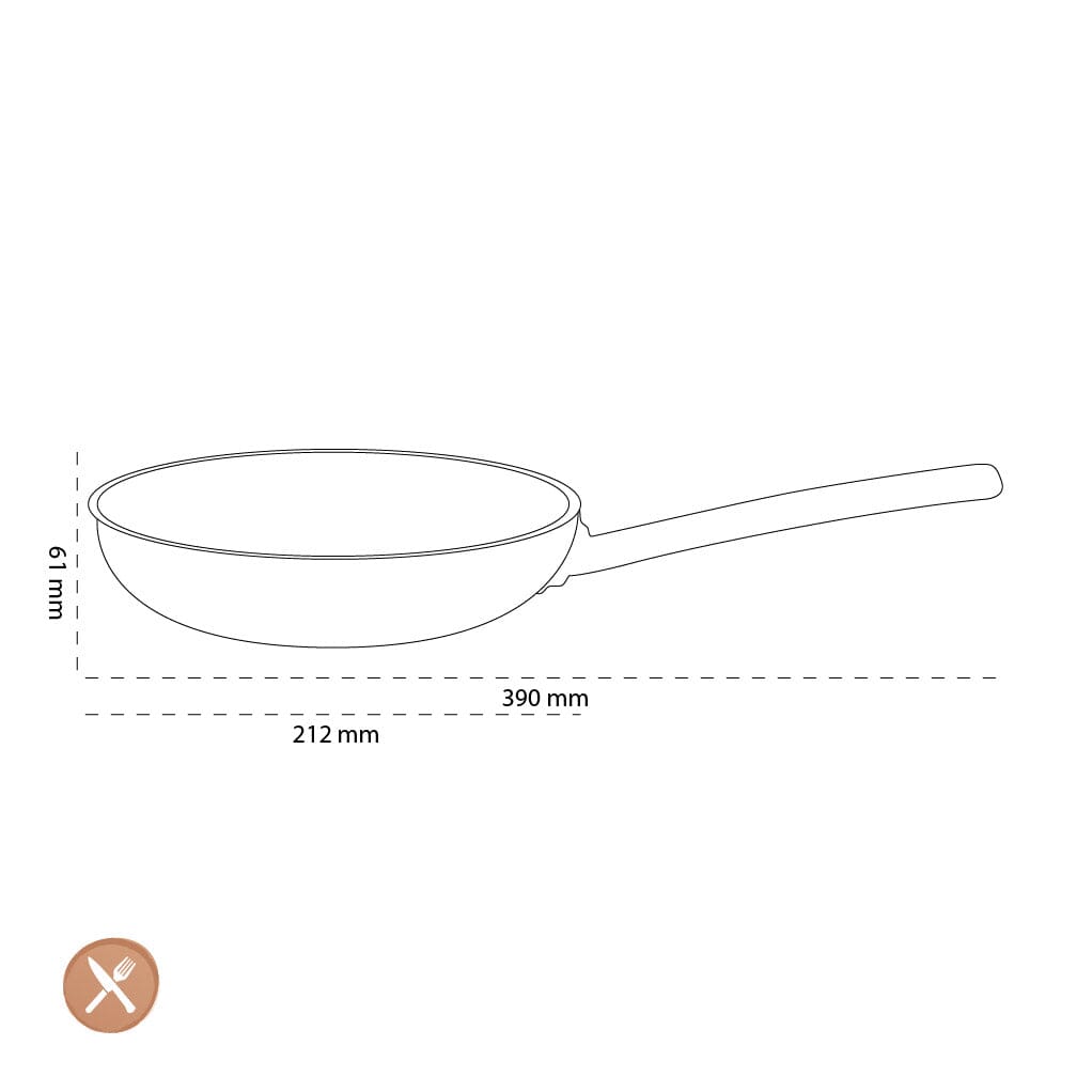 Demeyere - Ecoline 5 Koekenpan 20 cm Koekenpan Demeyere