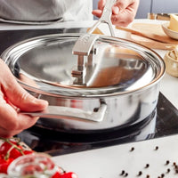 Demeyere - Industry 5 Hapjespan met deksel 28 cm Hapjespan Demeyere