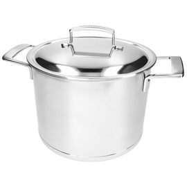 Demeyere - Silver 7 Soup pan 24 cm with lid Demeyere - Silver 7 Soeppan 24 cm met dubbelwandig deksel Soeppan Demeyere