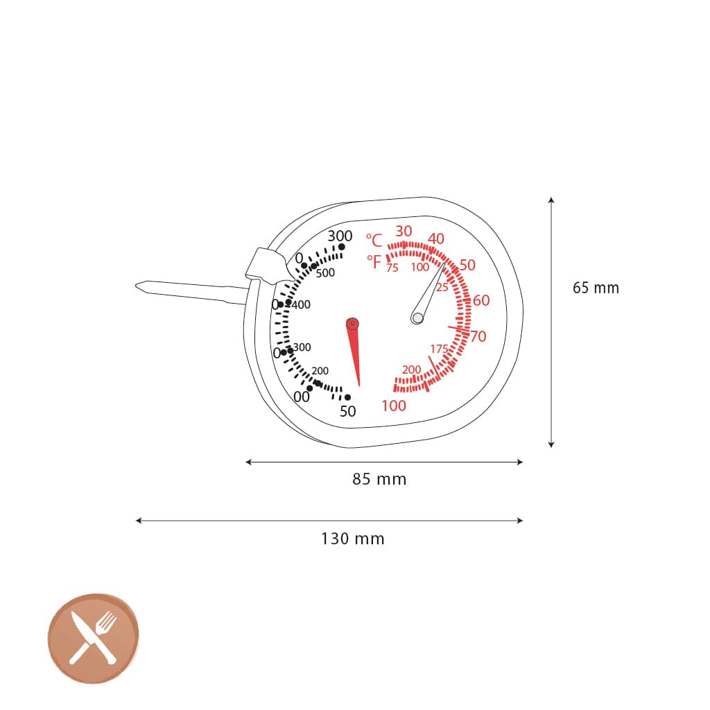 GEFU - Thermomètre de four et de rôtissage 3 en 1 GEFU