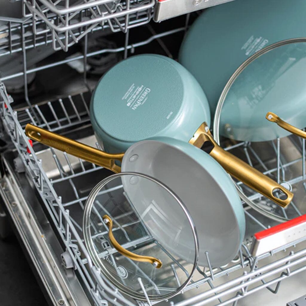 GreenPan - Padova Smokey Blue 2-delige pannenset met keramische antiaanbaklaag 20/28 cm Pannenset GreenPan