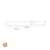 Kai Shun - Classic Wit Broodmes (23,0 cm) Kai Shun