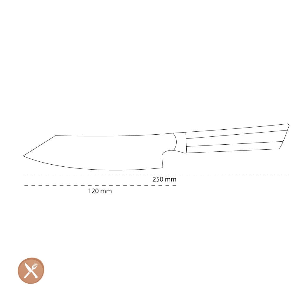 Kai Shun - Seki Magoroku Kaname Kiritsuke 4,75'' (12,0 cm) Kai Shun