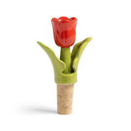 &Klevering - Bottle stopper tulip red &Klevering - Flessenstop tulp rood Flessenstop &Klevering