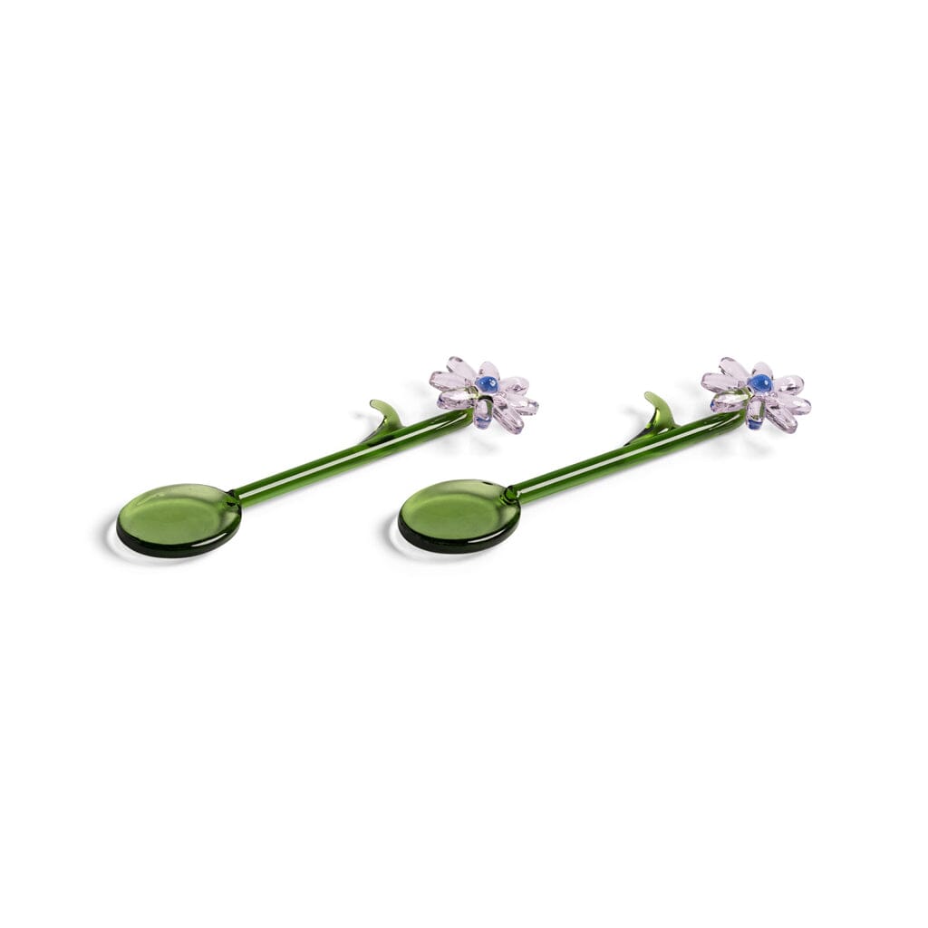 &Klevering - Lepel flora roze set van 2 Lepels &Klevering