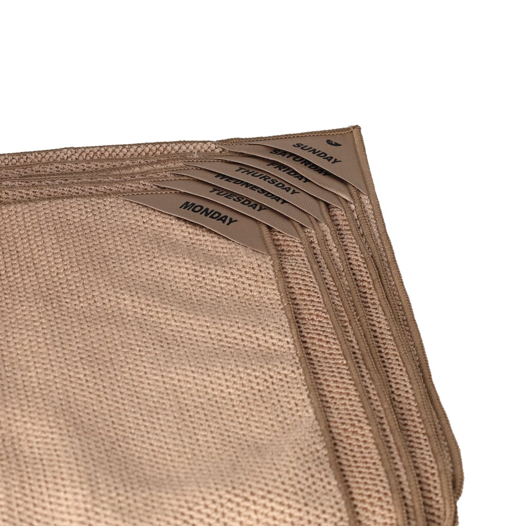 Klud - Microvezel Vaatdoekjes Wafel, 7 stuks Latte Vaatdoekjes Klud