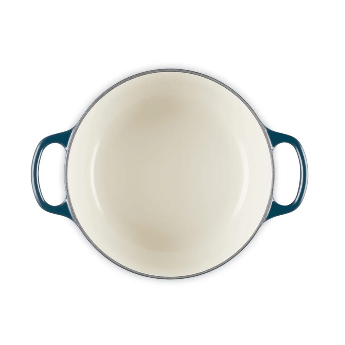 Poêle ronde Le Creuset en fonte émaillée - Nuit - 24 cm