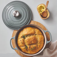 Le Creuset - Braadpan Signature rond Sea Salt 20cm 2,4l Braadpan Le Creuset