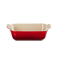 Le Creuset - Heritage Ovenschaal rechthoekig Kersenrood 19 x 14 cm Ovenschaal Le Creuset