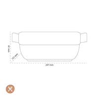 Le Creuset - Heritage Ovenschaal rechthoekig Kersenrood 19 x 14 cm Ovenschaal Le Creuset