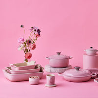 Plat à four rectangulaire Heritage Le Creuset rose coquillage 26 x 19 cm