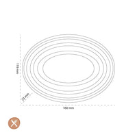 Le Creuset - Lepelhouder ovaal Kersenrood 15cm Keukengerei houder Le Creuset