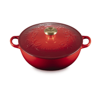 Le Creuset - Marmite Holly Kersenrood 26 cm 4,1 L Braadpan Le Creuset