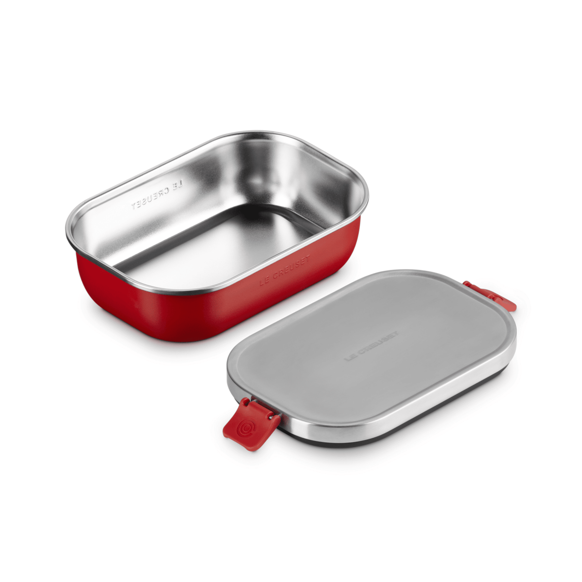 Le Creuset - On The Go Lunchbox 0,9L Kersenrood Voedingscontainer Le Creuset