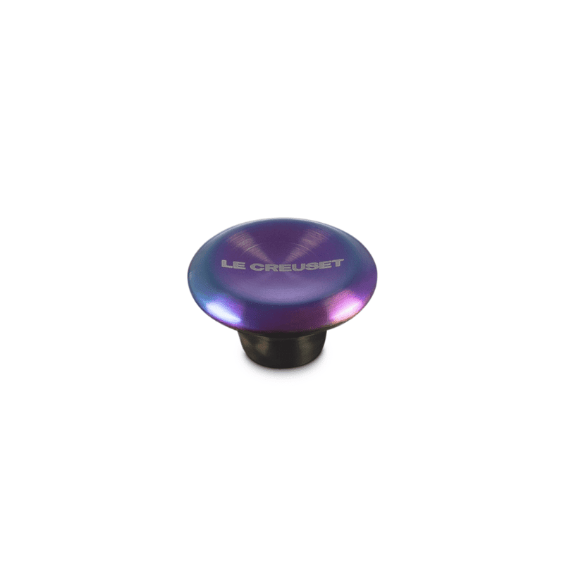 Le Creuset - RVS Knop - Rond - Holografisch - 6 cm Le Creuset