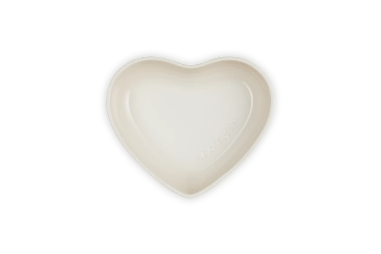 Le Creuset - Schaal Meringue Hart 20 cm serveerschaal Le Creuset