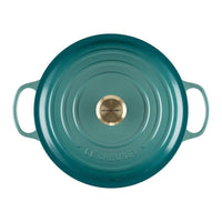 Le Creuset - Signature Braadpan - Blue Riviera - 28 cm Braadpan Le Creuset