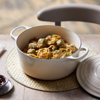 Le Creuset - Cocotte Signature Meringue 20 cm Cocotte Le Creuset