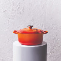 Le Creuset - Cocotte Signature Orange Rouge 24 cm Cocotte Le Creuset