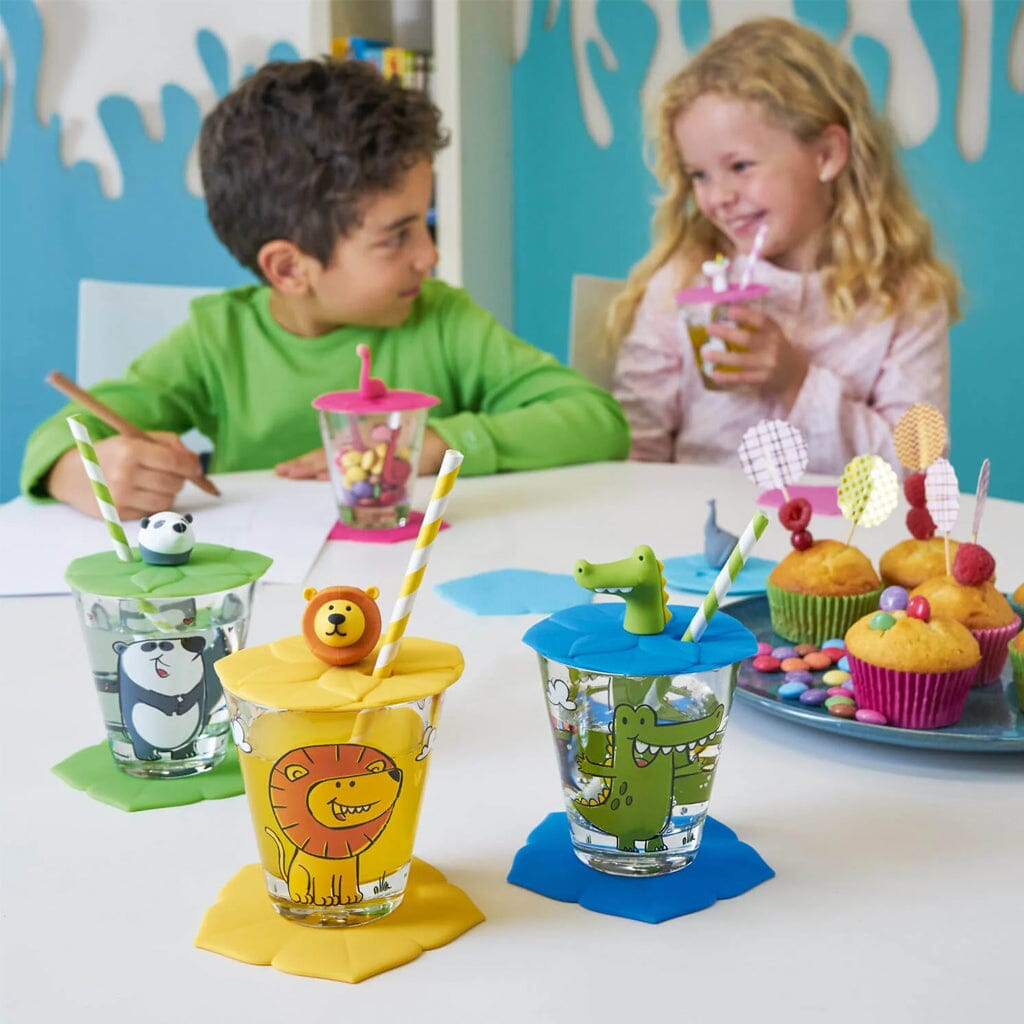 Leonardo - Pet gele leeuw Bambini Waterglazen Leonardo