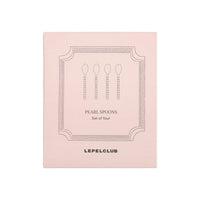 Lepelclub - Koffielepels - Parel - Set Van 4 LepelClub