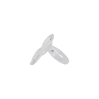 Lepelclub - Ronds de serviette nœud - Transparent - Lot de 4 LepelClub