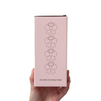 Lepelclub - Ronds de serviette nœud - Transparent - Lot de 4 LepelClub