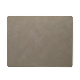 Lind DNA - Tablemat Square L Nupo Light Gray Lind DNA - Placemat Vierkant L Nupo Lichtgrijs Placemat Lind DNA