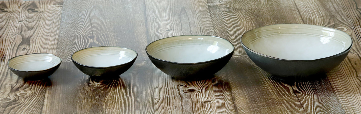 Medard de Noblat - Shadow Nacre Grote Serveerschaal 35.5 x 14 cm (set van 2) Serveerschaal Medard de Noblat