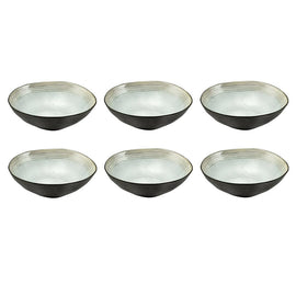 Medard de Noblat - Shadow Nacre Soup bowl 19.5 cm (set of 6) Medard de Noblat - Shadow Nacre Soepkom 19.5 cm (set van 6) Soepkommen Medard de Noblat