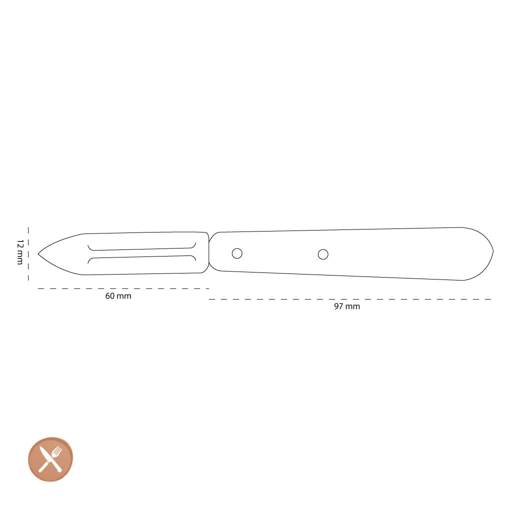 Opinel - Dunschiller N°115, rvs/fuchsia hout Opinel