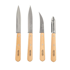 Opinel - Les Essentiels 4-piece Knife Set Small - Beech wood Opinel - Les Essentiels 4-delige Messenset Klein - Beukenhout Opinel