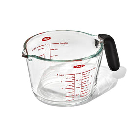 OXO - Measuring Cup, 1 Liter OXO Maatkan met deksel glas, 500 ml OXO