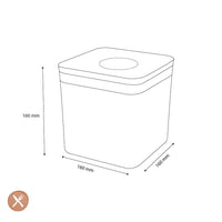 OXO - POP 2.0 Grand pot de conservation carré bas de 2,6 litres