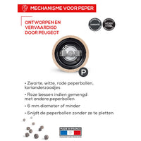 Peugeot - Paris u'Select Pepermolen Beukenhout Naturel 30 cm Peugeot