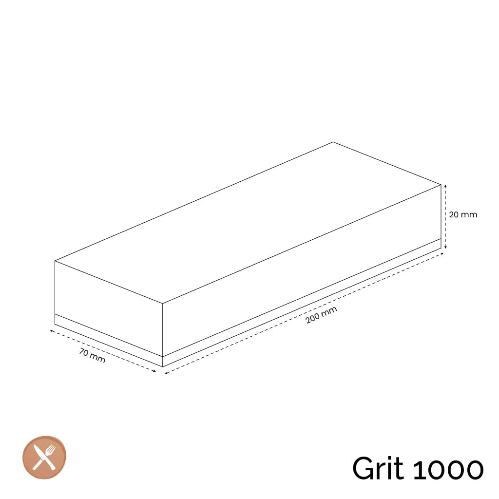Satake - Whetstone Glass 1000 grit Splash & Go Satake