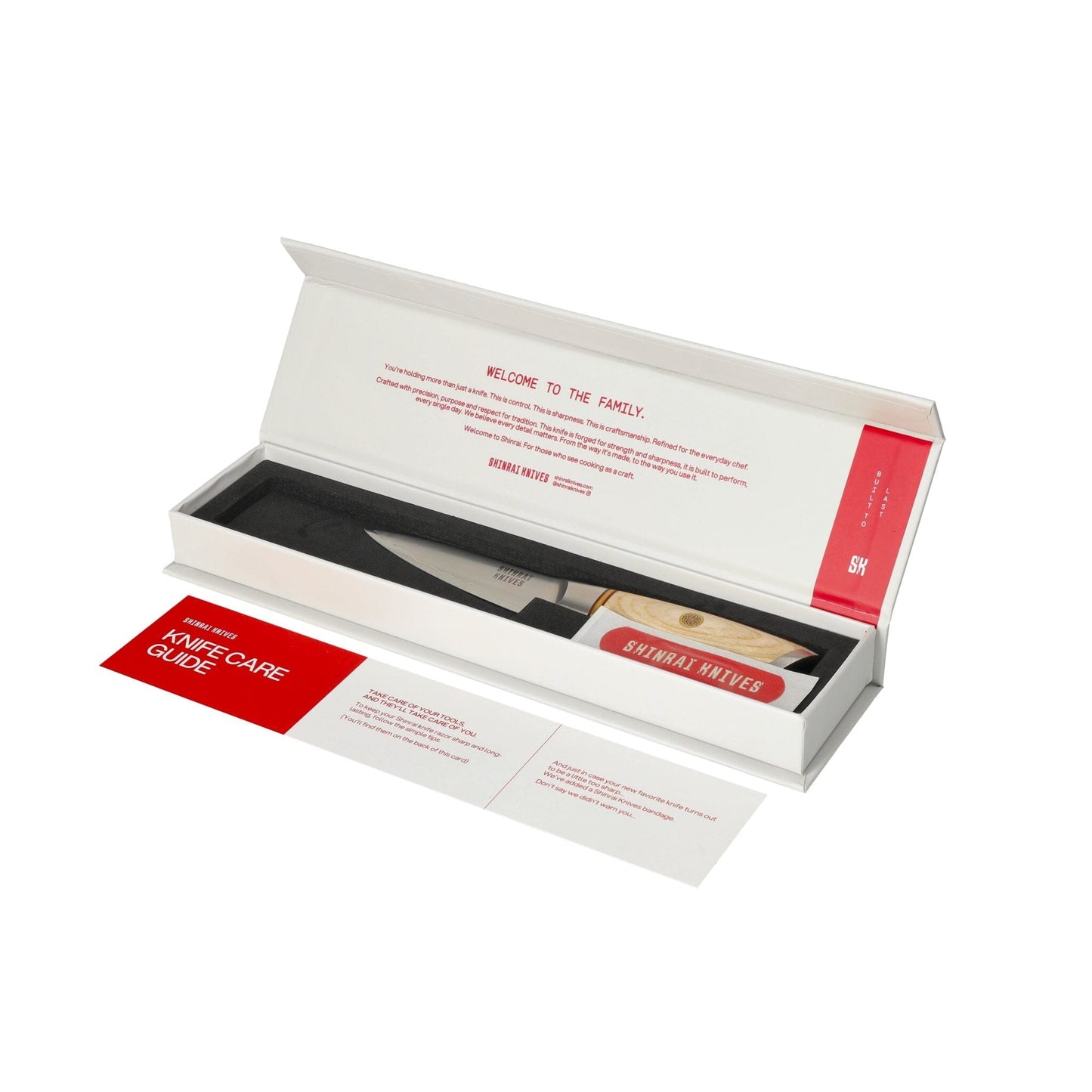 Couteaux Shinrai - Coffret 2 pièces Hikari Damas - Couteau de chef + Couteau d'office