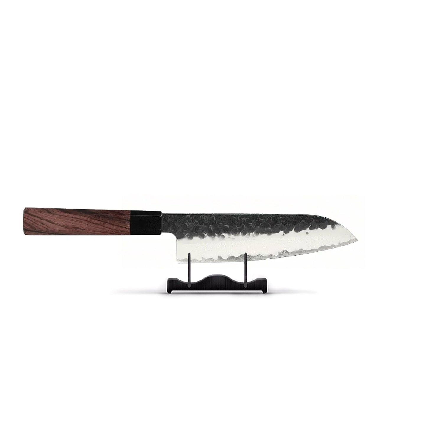 Shinrai Knives - Kurayami 3-delige Damascus Messenset - Koksmes + Santoku + Schilmes Messenset Shinrai Knives