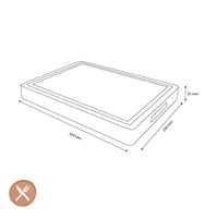 Planche à découper de luxe en bois d'acacia Shinrai Knives - Bois de bout - 35 × 25 × 2,5 cm